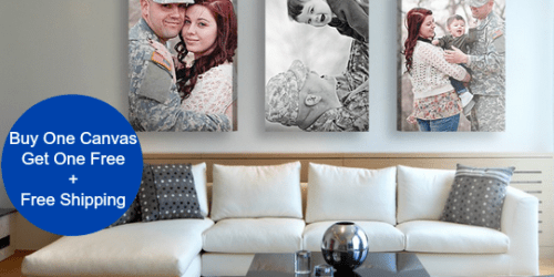 Easy Canvas Prints: Buy One Get One FREE on ALL Canvas Prints + FREE Shipping