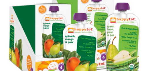 Amazon: Happy Tot Organic Baby Food Pouches Only 75¢ Each Shipped + More