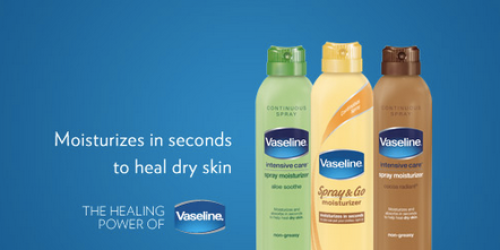 Giveaway: FIVE Readers Win $50 Walgreens Gift Cards (+ Nice Deals on Vaseline Spray Lotions)