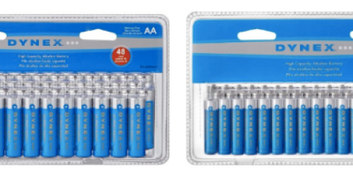 BestBuy: 48 Count Pack of AA or AAA Batteries ONLY $8.99 – Just 19¢ Per Battery (Today Only)