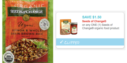 *NEW* $1.50/1 Seeds of Change Product Coupon = Organic Rice Pouches Only 99¢ at Walmart & Target