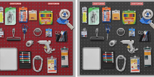 Sears: Craftsman Locking Pegboard System Only $49.99 (Reg. $99.99!) + Earn $20.50 Back in Points