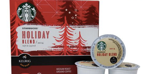 160 Starbucks Holiday Blend 2014 Medium Roast Coffee K-Cups Only $39 Shipped (Just 24¢ Each!)