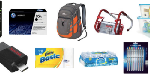Staples: 25% Off $20 Cleaning & Breakroom Purchase, 25% Off Backpacks, 25% Off Plastic Storage + More