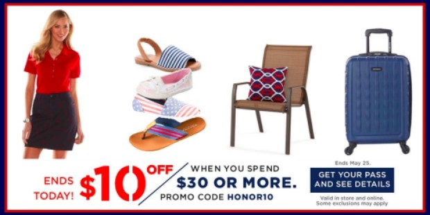 Kohl’s: $10 Off ANY $30 Purchase (Ends Today) + Several Stackable Promo Codes + Earn Kohl’s Cash