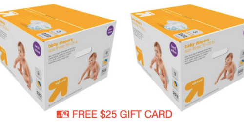 Target.com: Awesome Gift Card Promo on Up & Up Bulk Plus Packs of Diapers