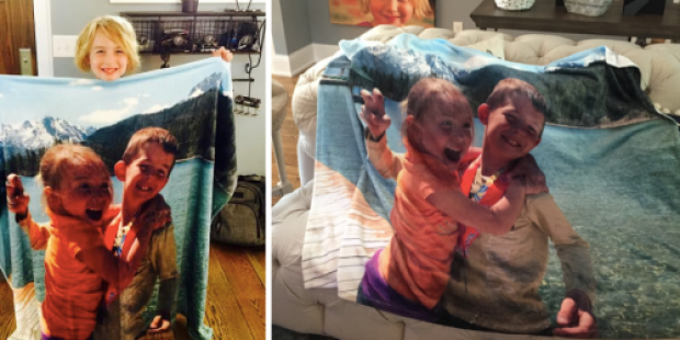 Large Custom Photo Blankets As Low As $40 Shipped