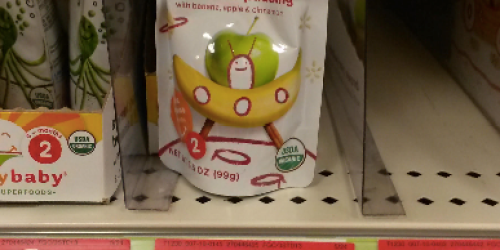 Target: Happy Baby Food Pouches ONLY 70¢ Each (After Gift Card)
