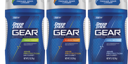 Target: Speed Stick GEAR Deodorant Only $1.50