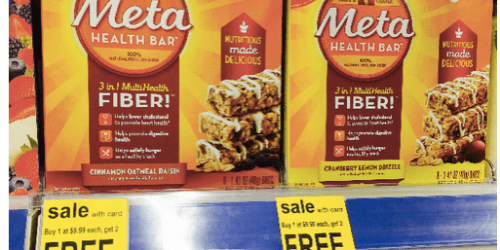 Walgreens: Meta Health Bars 6-Count Boxes Only $2.33 Each (Just 39¢ Per Bar!)