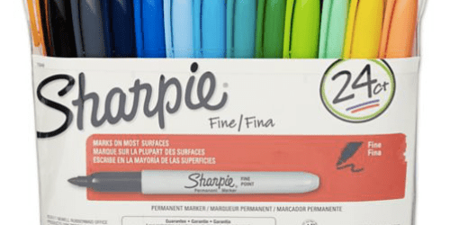 Staples.com: Sharpie Fine Point Permanent Markers 24-Pack Only $10 Shipped (Reg. $19.99)