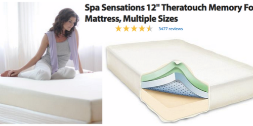 Walmart.com: Spa Sensations Theratouch Memory Foam Mattresses as Low as $179 Shipped