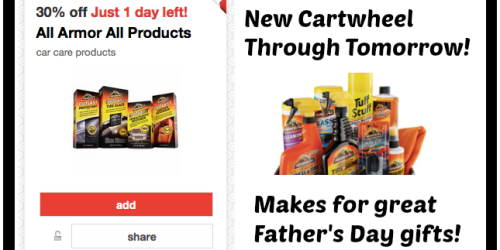 Target Cartwheel: 30% Off Armor All Products + Deal Ideas (Perfect for Father’s Day!)