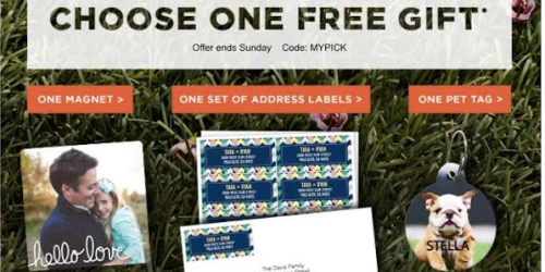 Shutterfly: FREE Magnet, Address Labels OR Pet Tag – Thru Today (Just pay Shipping)