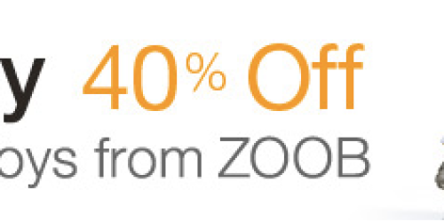 Amazon: 40% Off Building Toys from ZOOB (Today Only!)