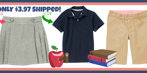 Crazy8.com: LAST Day for FREE Shipping = Great Deals on Uniform Separates (Starting at $2.97!)