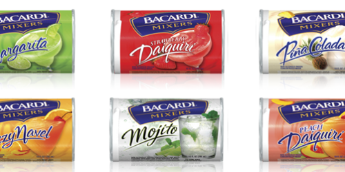 New $1/2 Bacardi Mixers Frozen Cans Coupon = Only $1.42 Each at Walmart (After Ibotta Rebate)