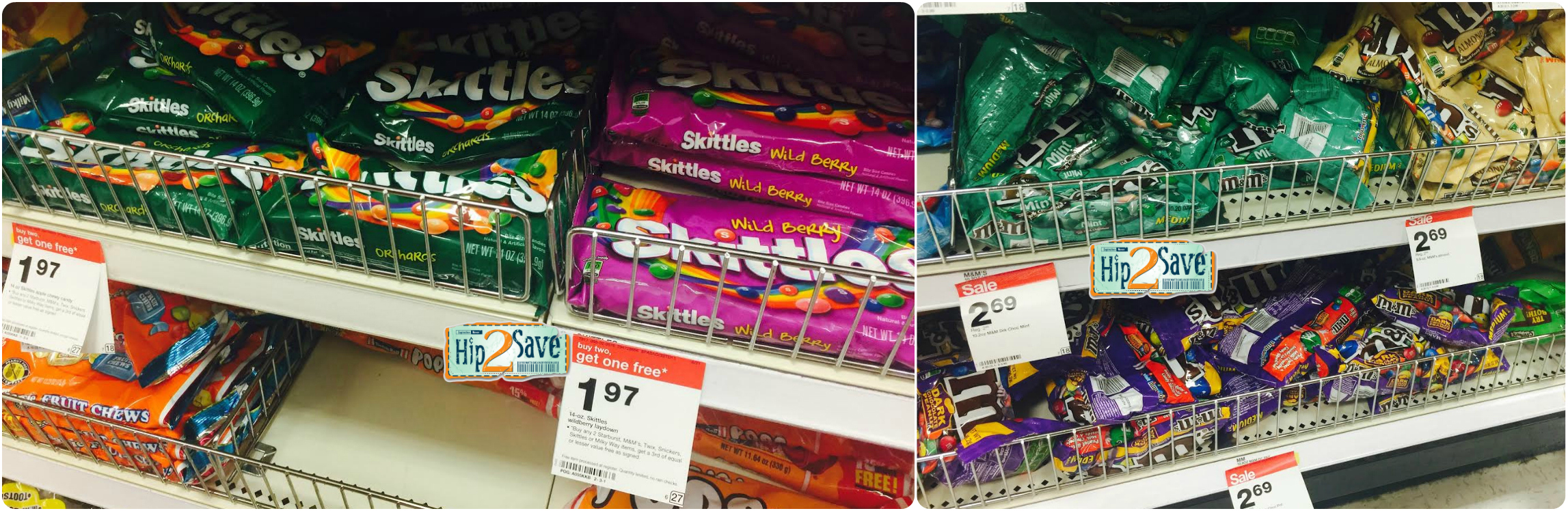 Target Awesome Deals on Skittles, M&M's, Bagel Bites, Hot Pockets, Act
