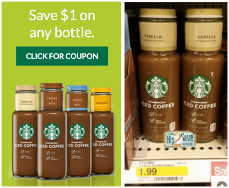 Free Starbucks Iced Coffee at Target, Walgreens, & CVS