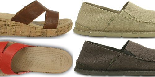 Crocs Women’s A-Leigh Leather Wedges or Men’s Cabo Mocs ONLY $29.99 Shipped (Reg. Up to $64.99!)