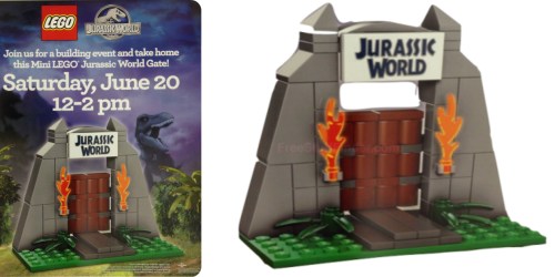 ToysRUs: Free LEGO Jurassic World Event on 6/20