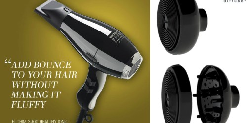 Highly Rated Elchim Healthy Ionic Hair Dryer w/ Cocoon Bidiffuser ONLY $109 Shipped (Reg. $200)