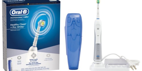 Oral-B Healthy Clean & ProWhite Precision 4000 Rechargeable Toothbrush $45.99 Shipped (Reg. $124.99)