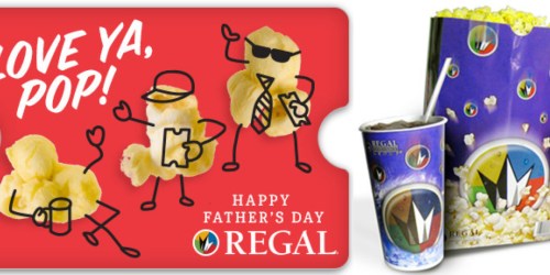 Regal Cinemas: Purchase $50 eGift Card = FREE $10 Promotional Credit Valid Towards Concessions