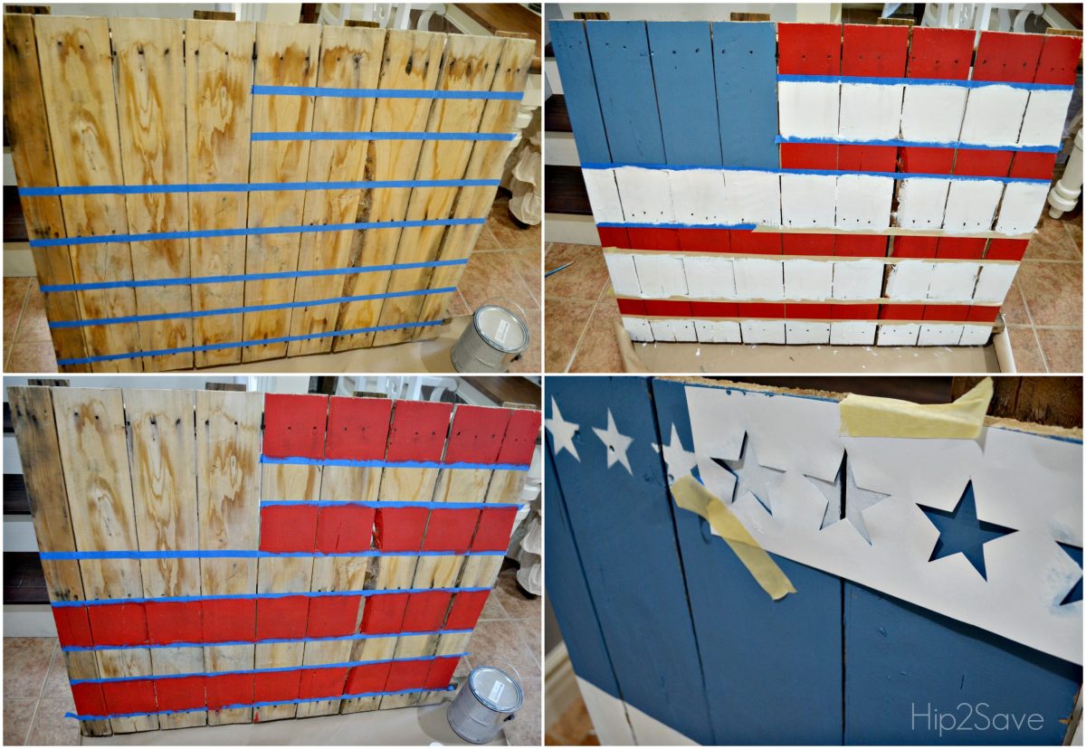 How to make a Pallet Flag for Summer