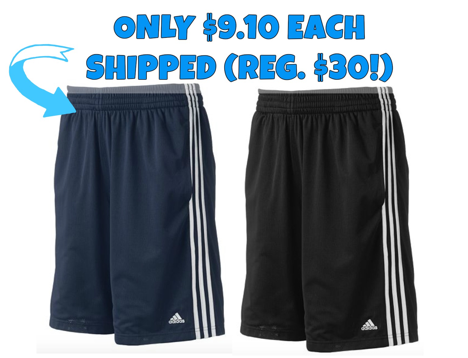 Kohl's Cardholders Men's adidas Triple Up Performance Shorts Just 9.