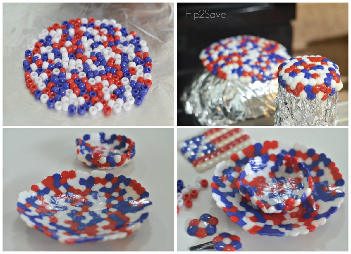 Melted Bead Bowls as an Easy Summer Craft by Hip2Save.com