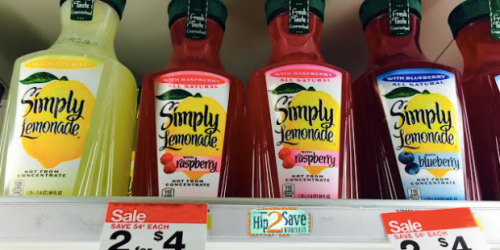 New $0.75/1 Simply Lemonade or Simply Limeade Coupon = Nice Deals at Target & Walmart