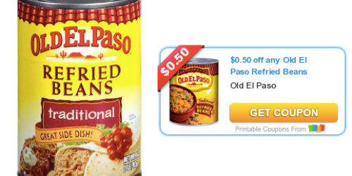 New $0.50/1 Old El Paso Refried Beans Coupon
