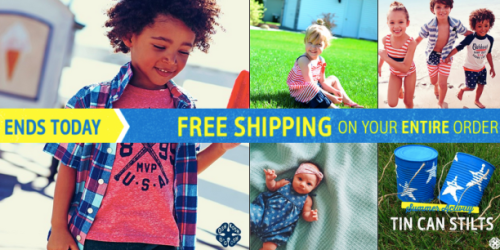 Carter’s & OshKosh B’Gosh: FREE Shipping On ANY Order Today Only (Flip Flops $3 Shipped & More)