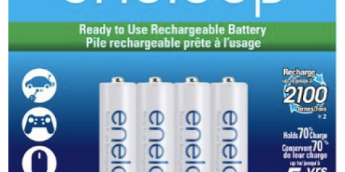 Highly Rated Panasonic Eneloop AAA Rechargeable Batteries 8-Pack ONLY $14.99 + FREE Shipping