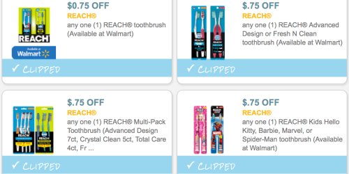 Print *FOUR* $0.75/1 Reach Toothbrush Coupons