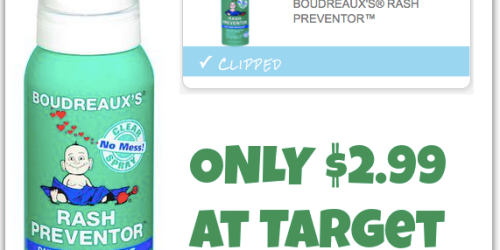 Target: Boudreaux’s Diaper Rash Preventor Only $2.99