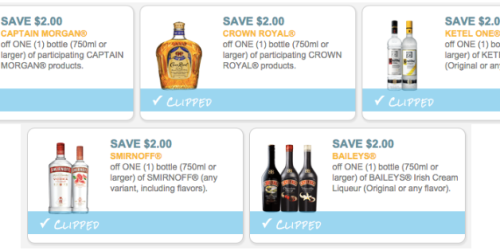 New Alcoholic Beverage Coupons (Including Smirnoff, Ketel One, Baileys & More) – Select States