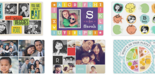 Shutterfly: FREE Personalized Placemat – $14.99 Value (+ $10 Off ANY $10 Purchase Through Today Only)