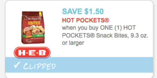 High Value $1.50/1 Hot Pockets Snack Bites Coupon = ONLY 44¢ Per Bag at Target