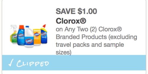 New $1/2 Clorox Products Coupon = Clorox Clean-Up Cleaner Just 60¢ Each at Target (Thru Tomorrow!)