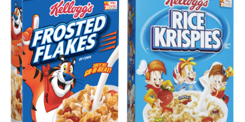 Walgreens: Kellogg’s Cereal $1.38 (Ends Tomorrow!)