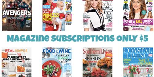 *HOT* $5 Magazine Sale: Save on Subscriptions to People, TIME, Entertainment Weekly, All You, + More