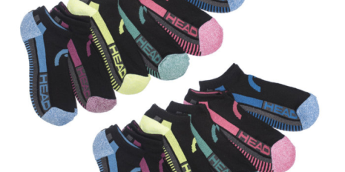 12 Pack of HEAD Women’s Moisture Wicking Socks ONLY $14.99 Shipped (Just $1.25 Per Pair)