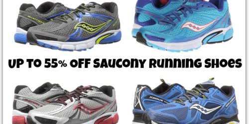 Amazon: Up to 55% Off Saucony Running Shoes for Women & Men + More (Today Only!)