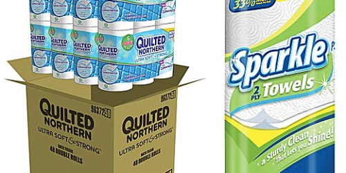 Staples.com: Nice Deals on Quilted Northern Toilet Paper & Sparkle Paper Towels