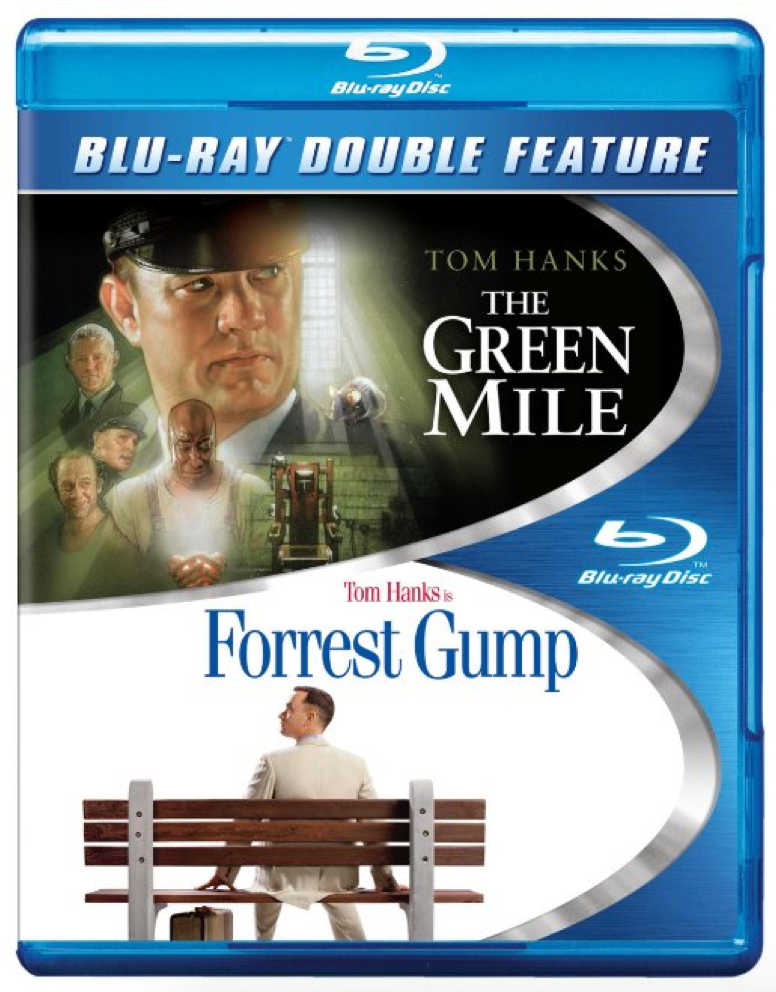 Tom Hanks Double Feature The Green Mile AND Forrest Gump on Bluray