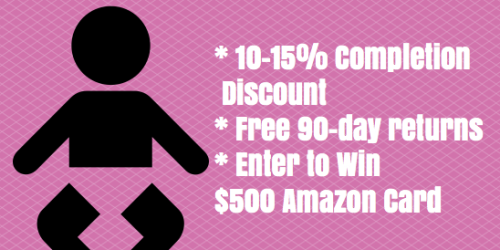 Amazon Baby Registry: 10%-15% Discount, Free 90-Day Returns + Enter to Win $500 Amazon Card