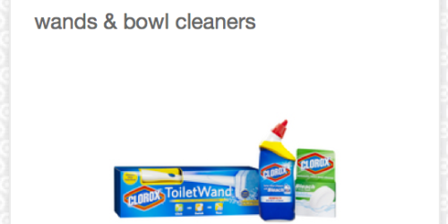 New 20% Off Clorox Toilet Wands or Bowl Cleaners Target Cartwheel Offer = Only 56¢ Per Bowl Cleaner