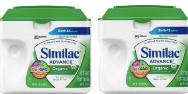Amazon Prime Members: Similac Advance Organic Infant Formula ONLY $19.51 Each Shipped